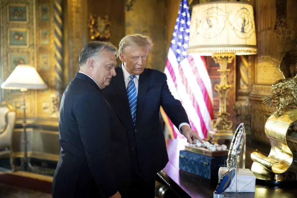 Megkezdődött Orbán Viktor és Donald Trump tárgyalása