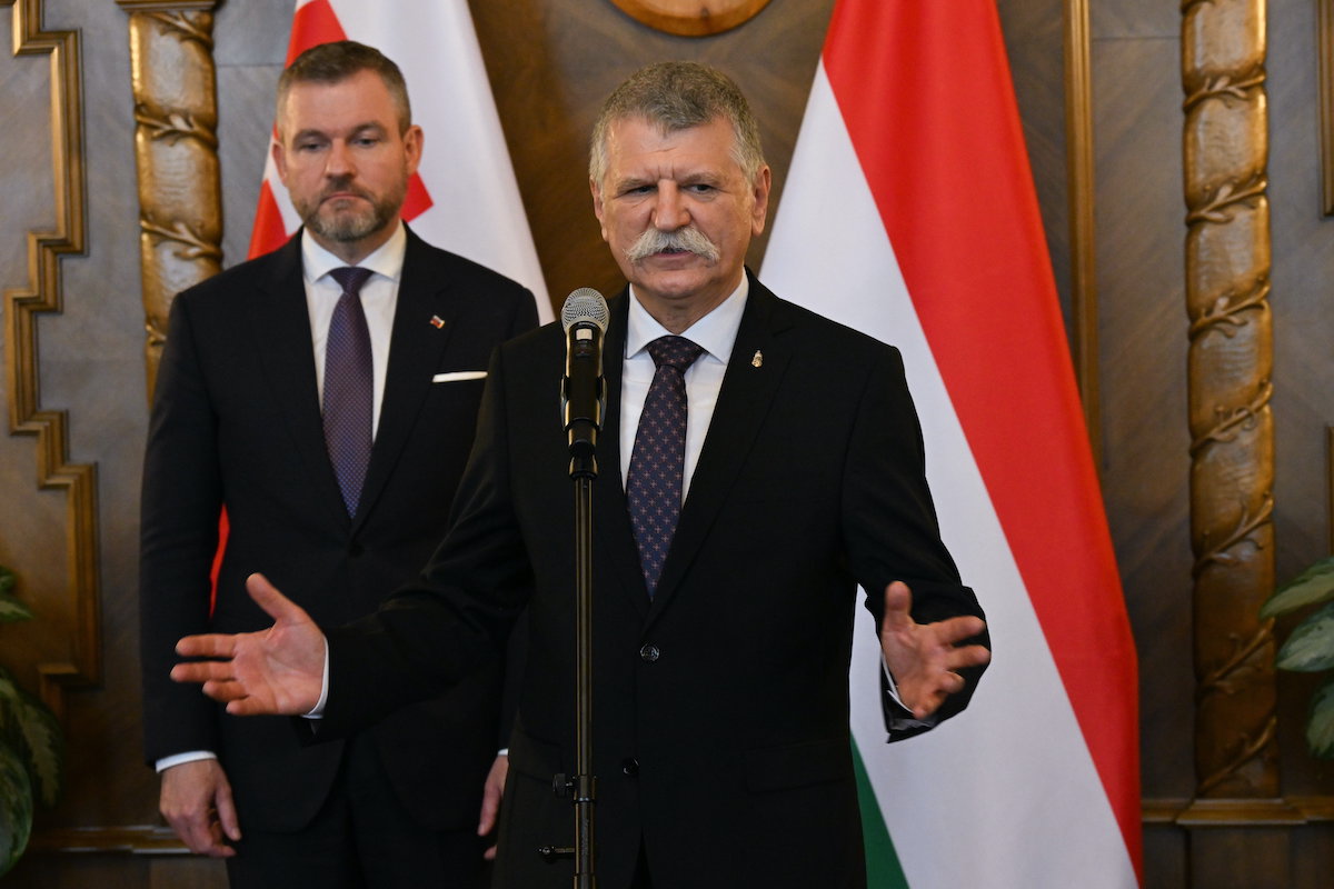 Kövér László és Peter Pellegrini a migrációról és az EU jövőjéről tárgyalt