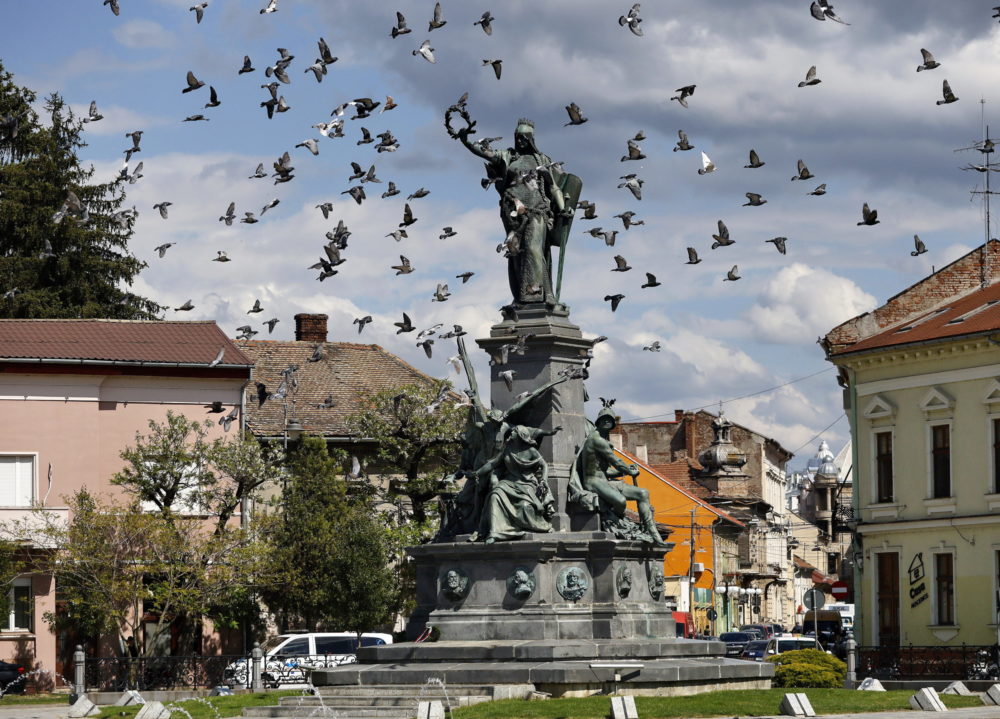 Az aradi Szabadság-szobor a magyarok szabadságát szimbolizálja