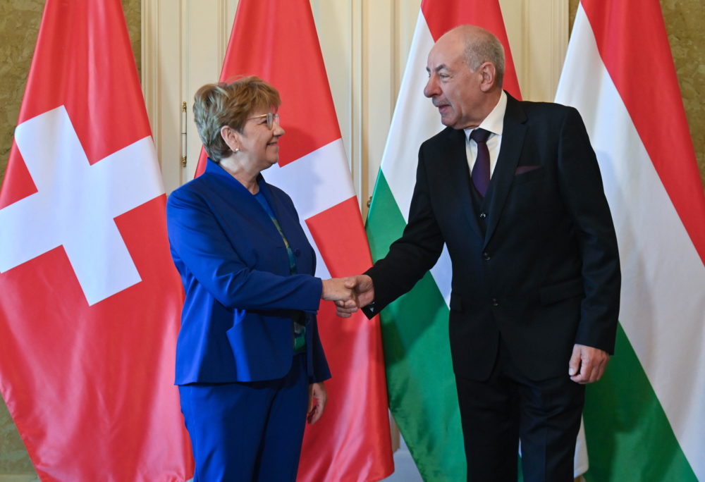 Sulyok Tamás: Svájcnak és Magyarországnak egyformán fontos a fenntartható béke megteremtése