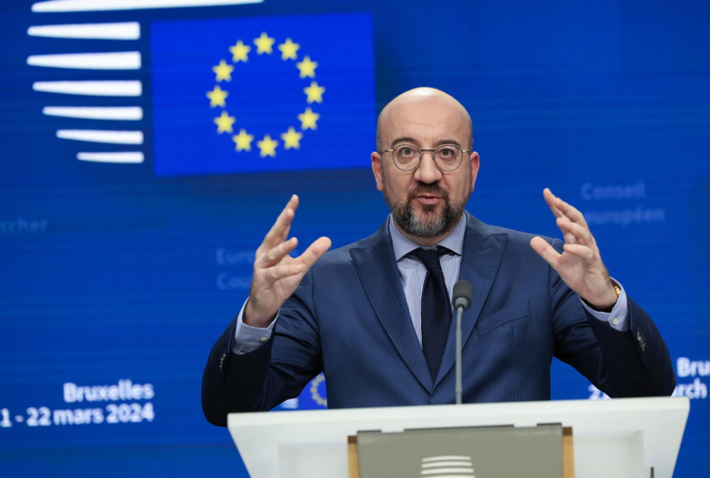 Charles Michel: Légvédelmi eszközök átadásával kell erősíteni Ukrajna védelmét