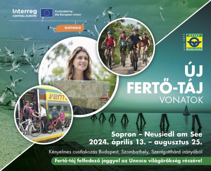 Elindult a Fertő-táj vonatjárat Ausztriába