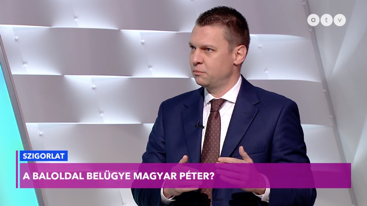 Menczer Tamás: Magyar Péter hazatért a baloldalra, oda, ahová való