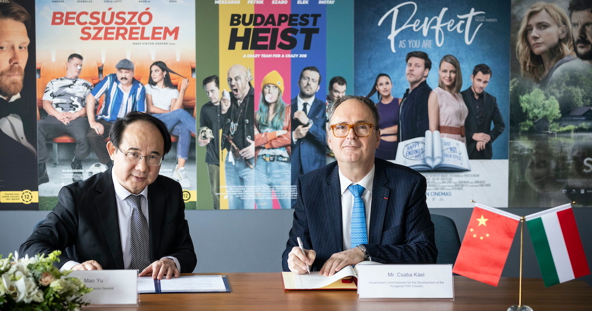 Filmszakmai együttműködés kezdődik Magyarország és Kína között