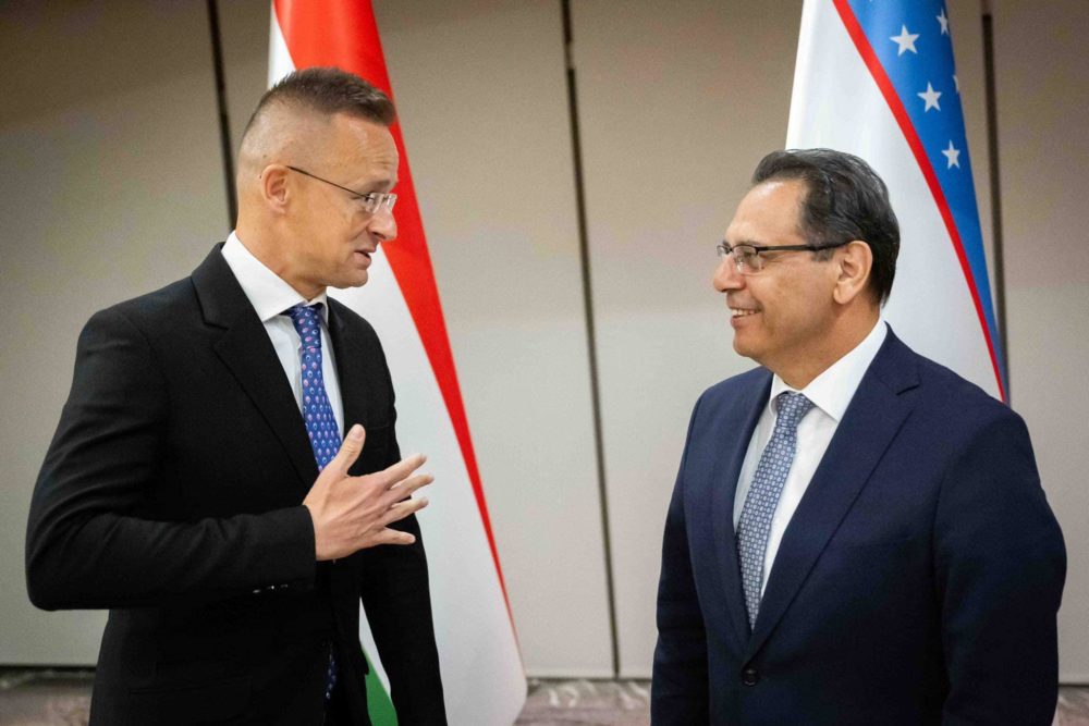 Szijjártó Péter: Új stratégiai területre terjedhet ki a magyar-üzbég együttműködés