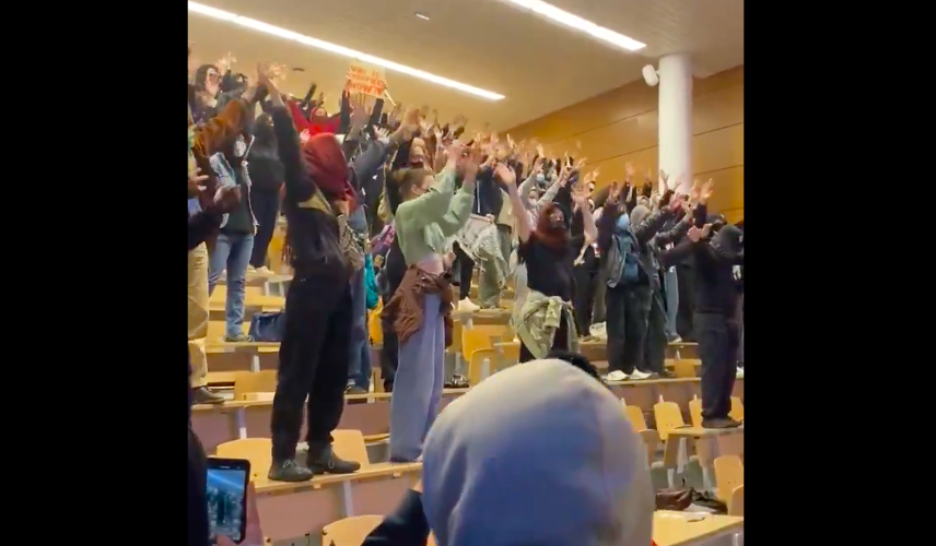 Egy párizsi egyetemről is palesztinbarát tüntetőket kellett eltávolítani