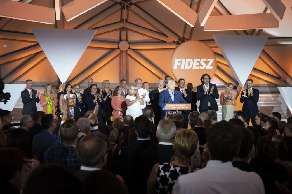 A Fidesz-KDNP eredményvárója