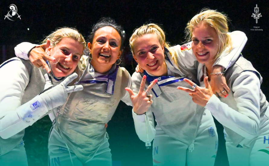 Eb-bronzérmes a női tőrcsapat