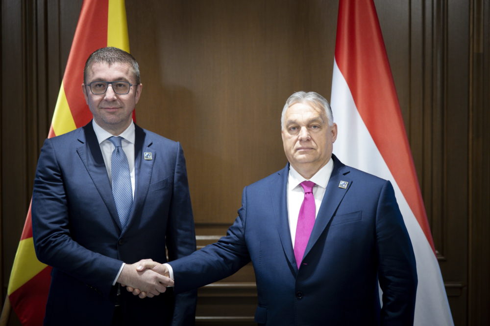 Orbán Viktor Észak-Macedónia miniszterelnökével tárgyalt