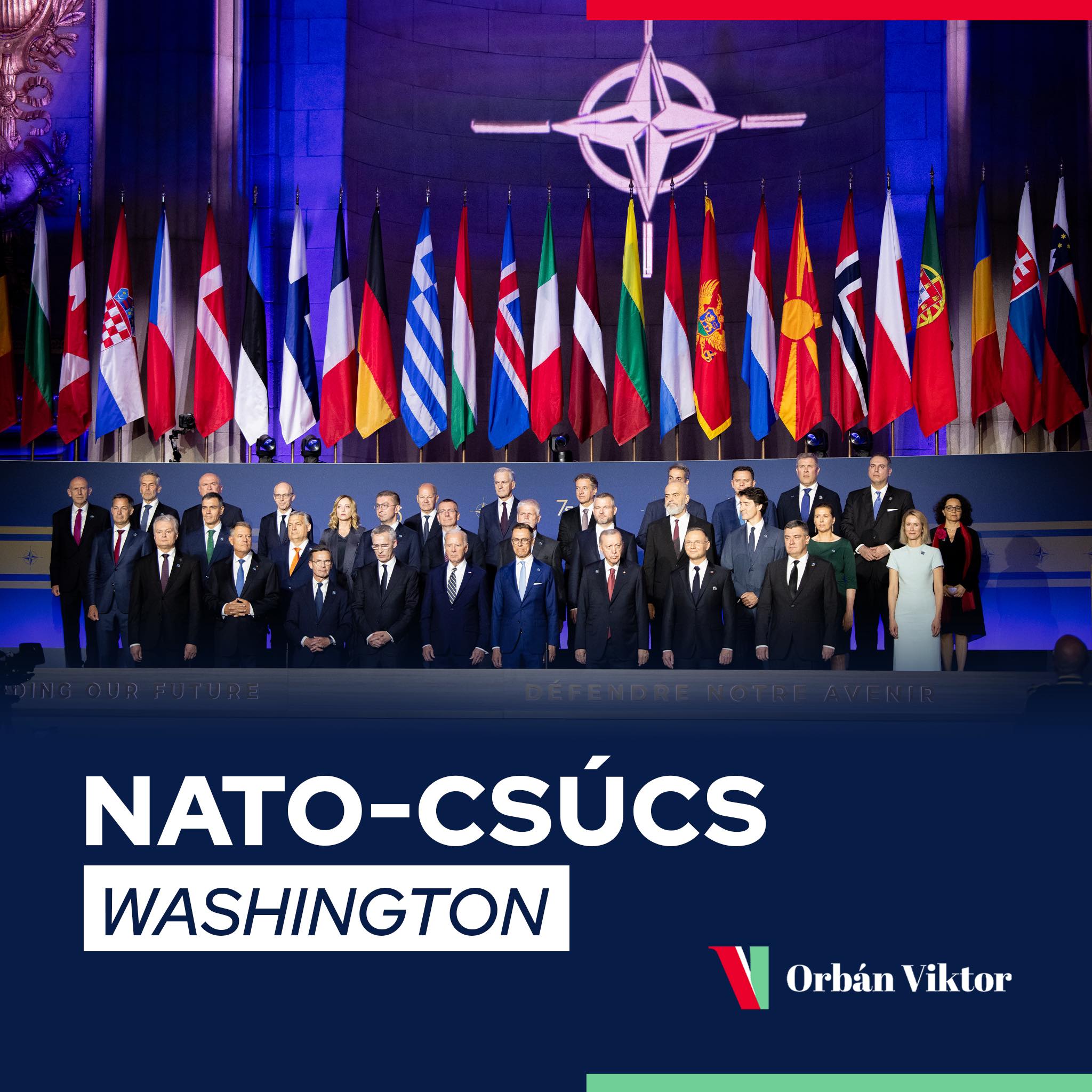 Orbán Viktor: Őrizzük meg a NATO-t egy védelmi szövetségnek