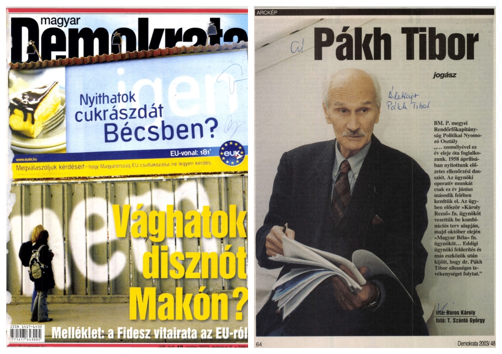 2003 – A Demokrata szemével