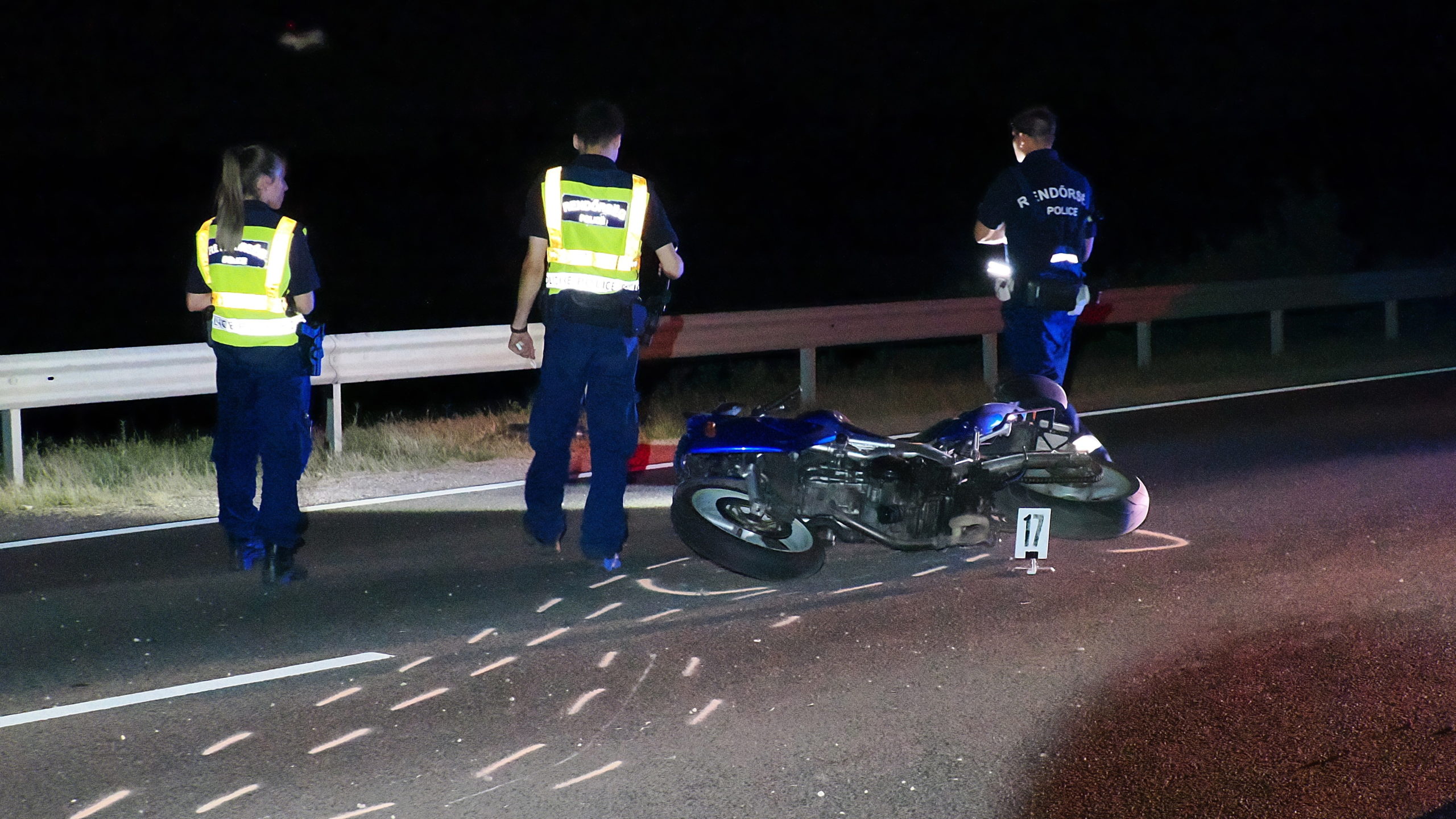 Meghalt a 445-ös főúton balesetet szenvedett motoros