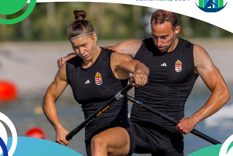 Takács Kincső és Hajdu Jonatán vb-ezüstérmes C-2 500 méteren