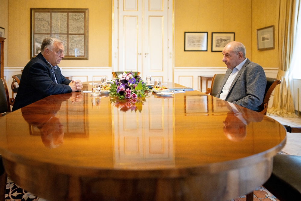 Orbán Viktor miniszterelnök egyeztetést folytatott Sulyok Tamás államfővel