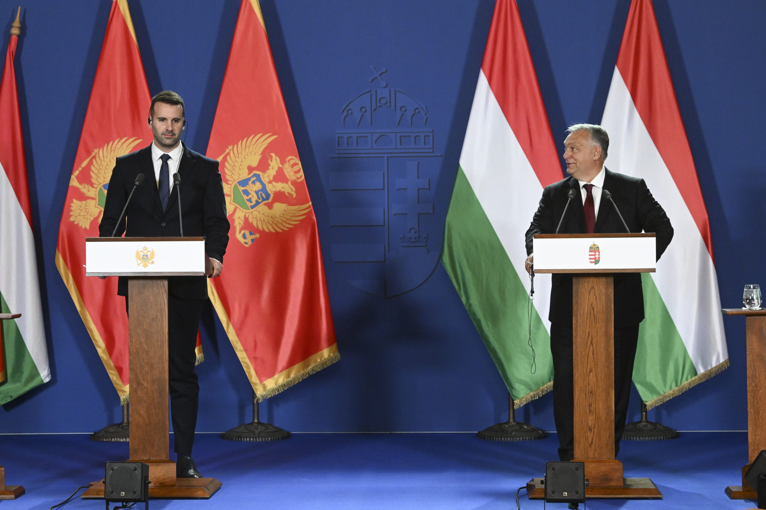 A montenegrói miniszterelnök köszönetet mondott Orbán Viktornak