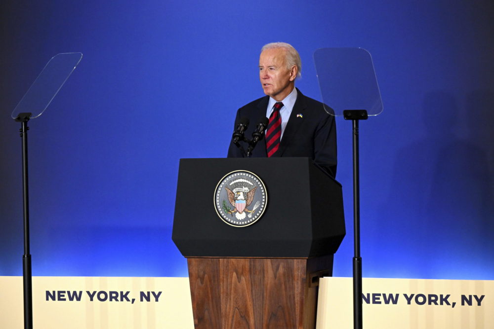 Joe Biden a Hamász tavalyi terrortámadásának brutalitását idézte fel