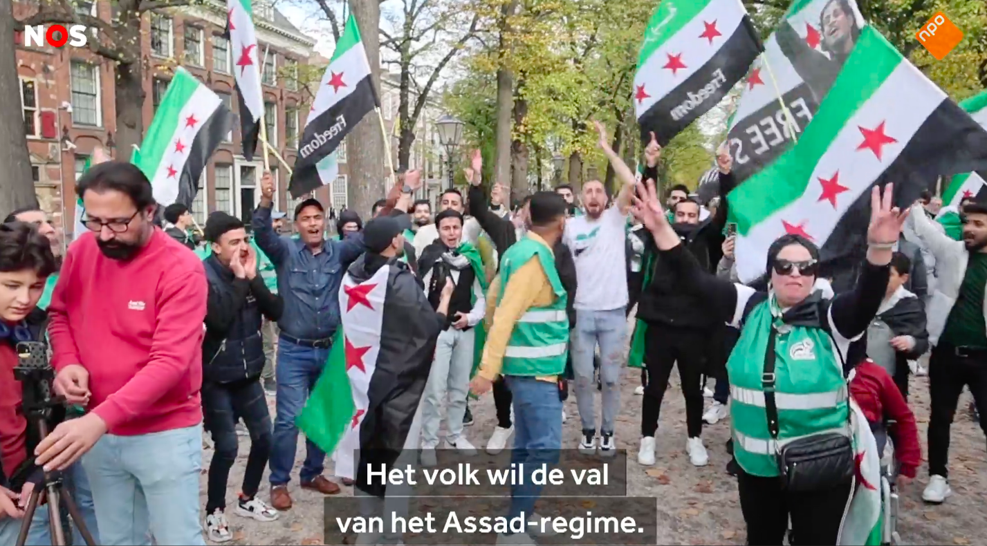 Migránsok tüntettek Hollandiában