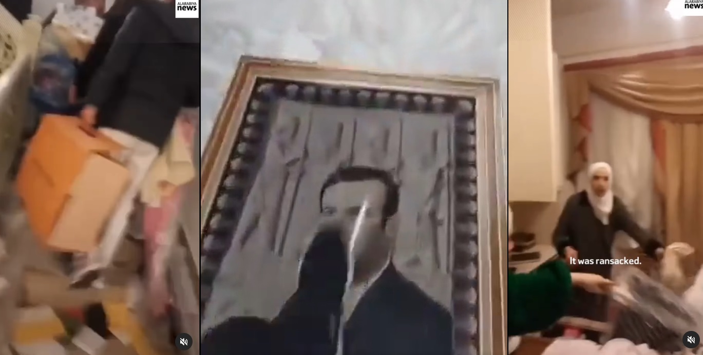Döbbenetes: így fosztják ki el-Aszad családjának luxusotthonát (Videók!)