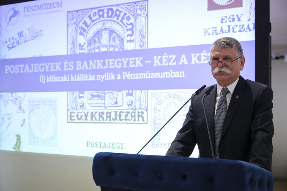 Kövér László: A magyar pénz és a bélyeg szabadságunk jelképei