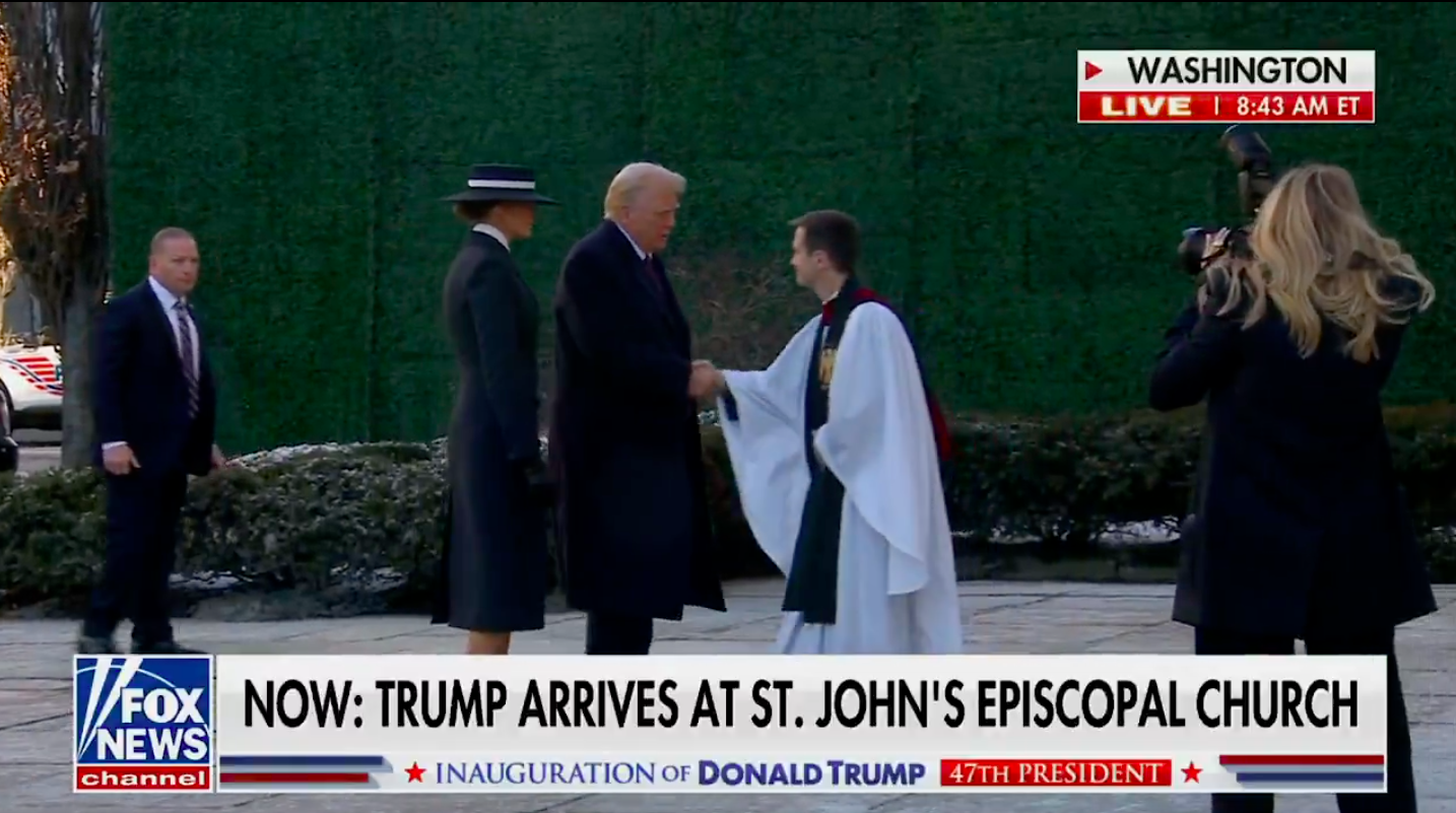 Videó: Donald és Melania Trump először mutatkoztak a beiktatás napján