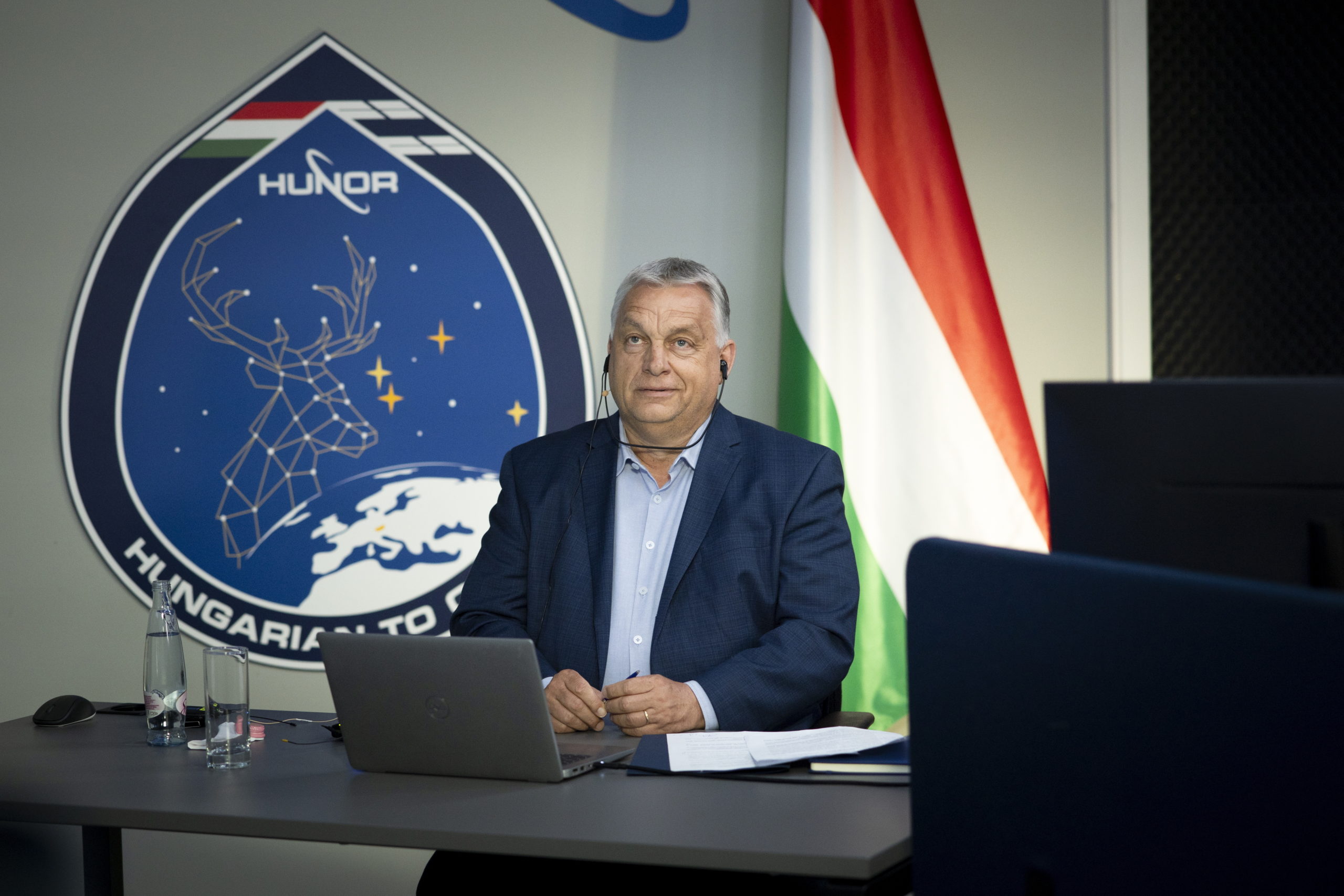 Orbán Viktor üzenetet küldött az űrbe