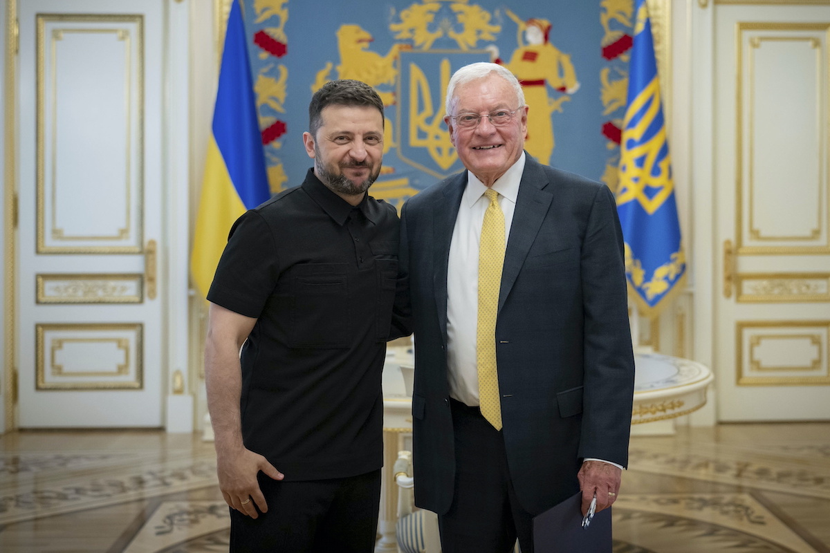 Volodimir Zelenszkij Kijevben fogadta Donald Trump különmegbízottját