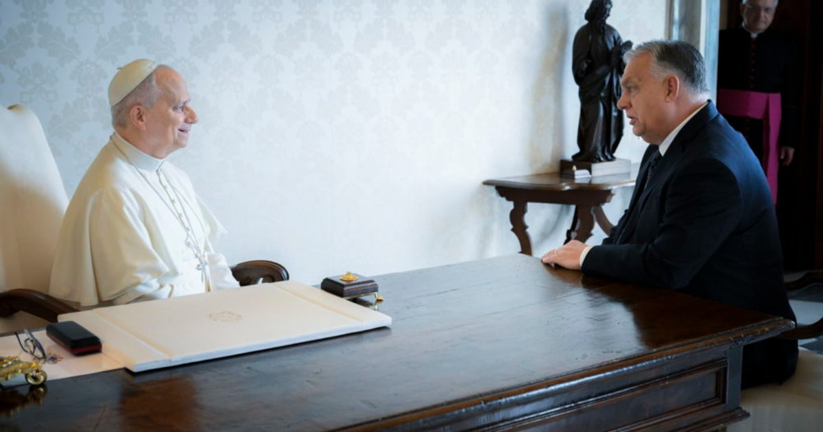 Orbán Viktor: arra kértem a Szentatyát, hogy támogassa Magyarországot