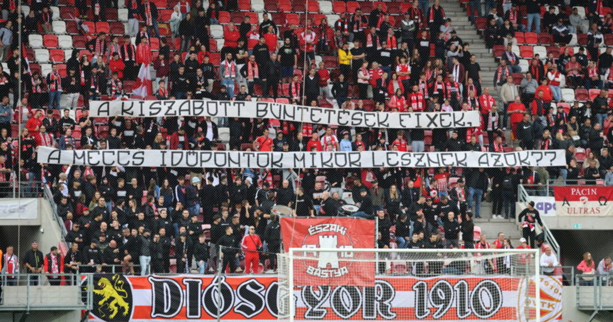 Szektorbezárásos büntetést kapott a Diósgyőr