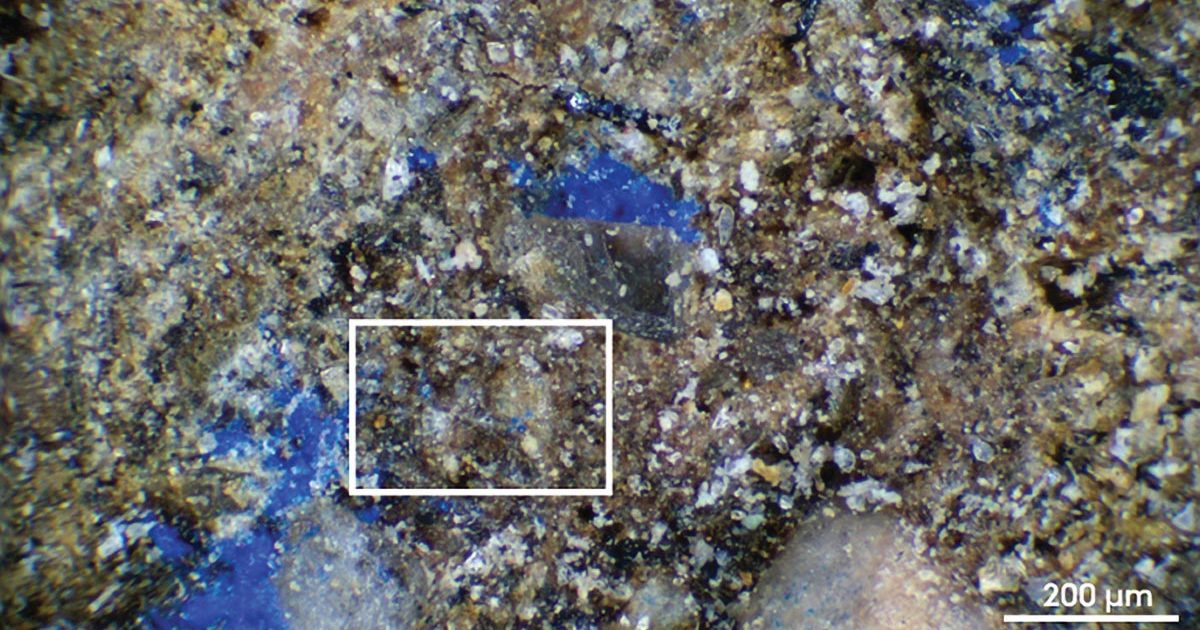 A szín, amelyre nem számítottak a régészek