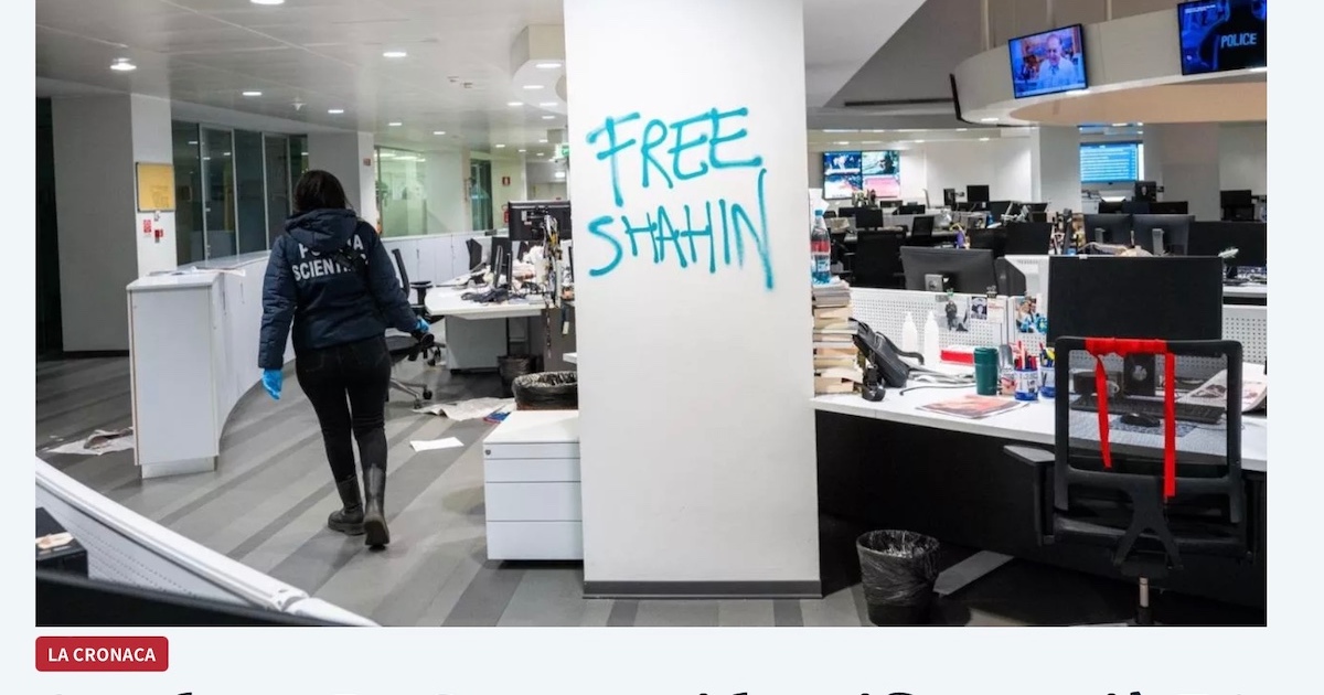 Palesztinbarát tüntetők dúltak fel egy szerkesztőséget