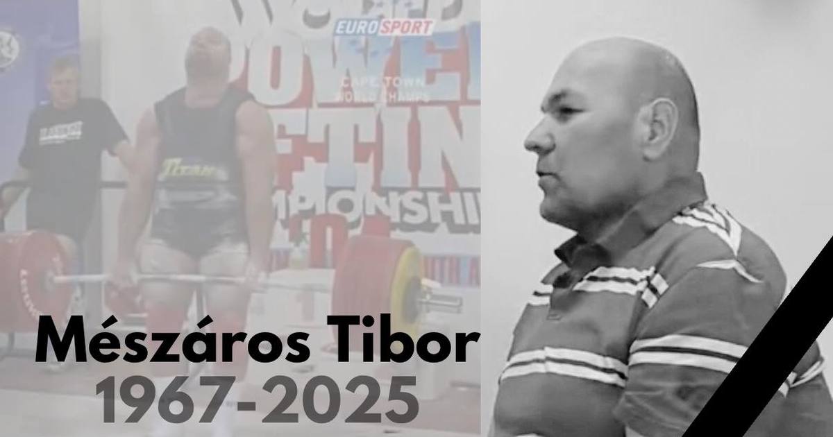 Elhunyt Mészáros Tibor világcsúcstartó erőemelő