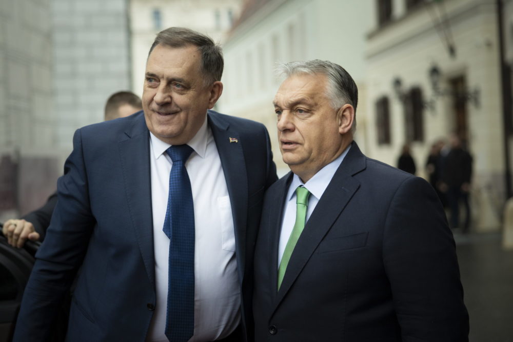 Orbán Viktor a boszniai Szerb Köztársaság elnökével tárgyalt