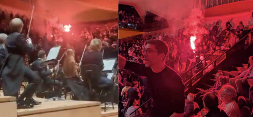 Izrael-ellenes tüntetők gyújtogattak Schiff Andrásék koncertjén