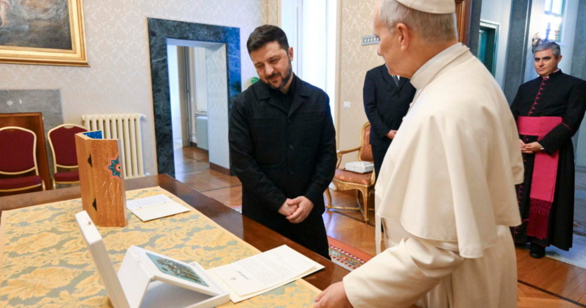 XIV. Leó pápa fogadta az ukrán elnököt