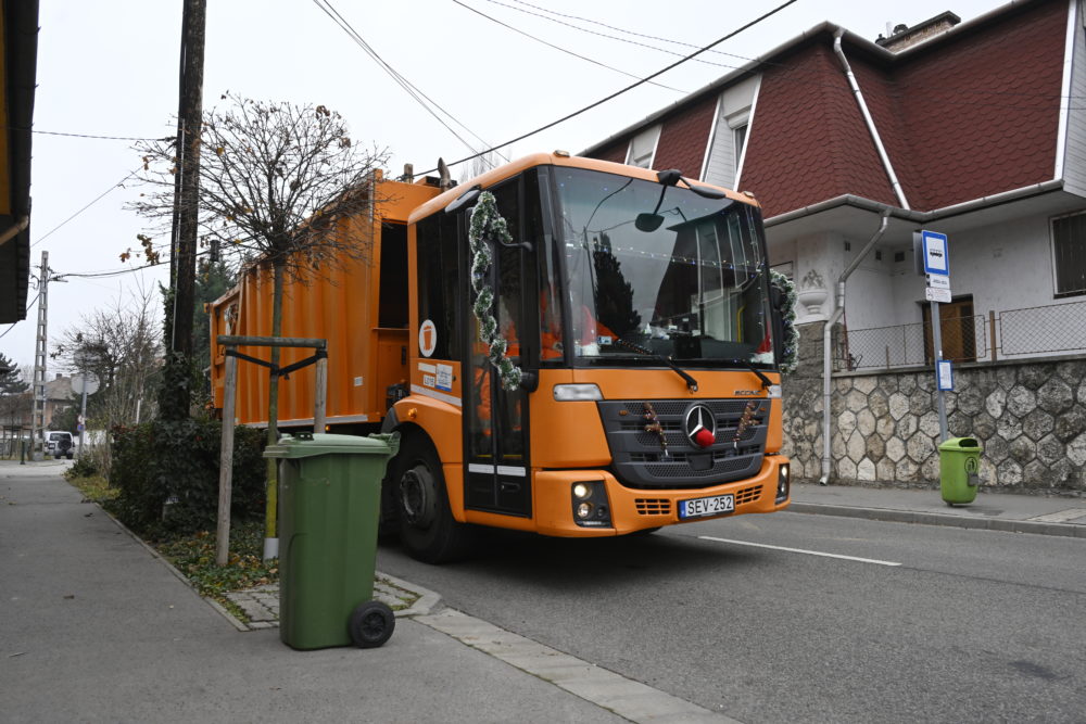 A megszokott hulladékszállítási rend lesz az év utolsó és az újév első napján is