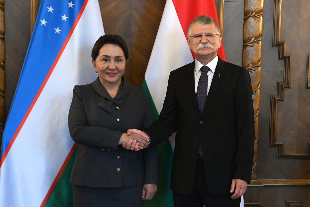 Kövér László az Üzbég Köztársaság szenátusi elnökével tárgyalt