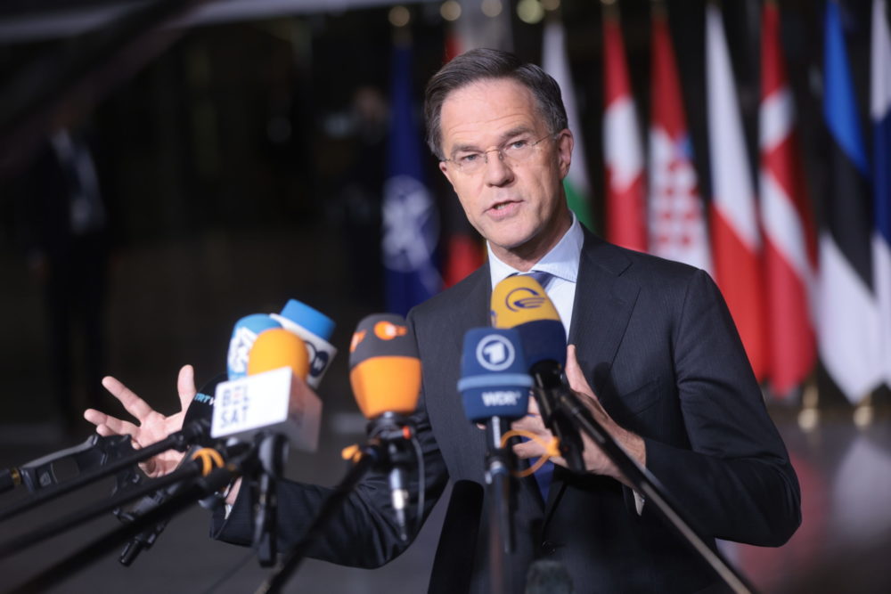 Rutte: Ukrajnának a lehető legerősebb pozícióban kell lennie a tárgyalásokon