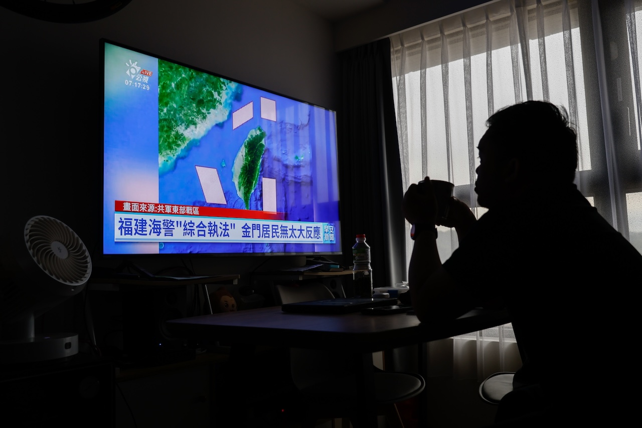 A kínai hadihajók visszavonulnak Tajvan környékéről