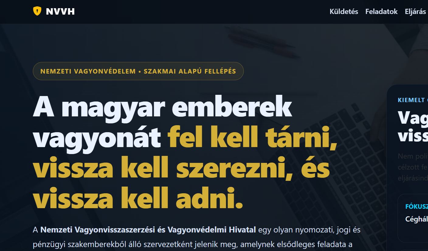 A vagyonunkat akarják