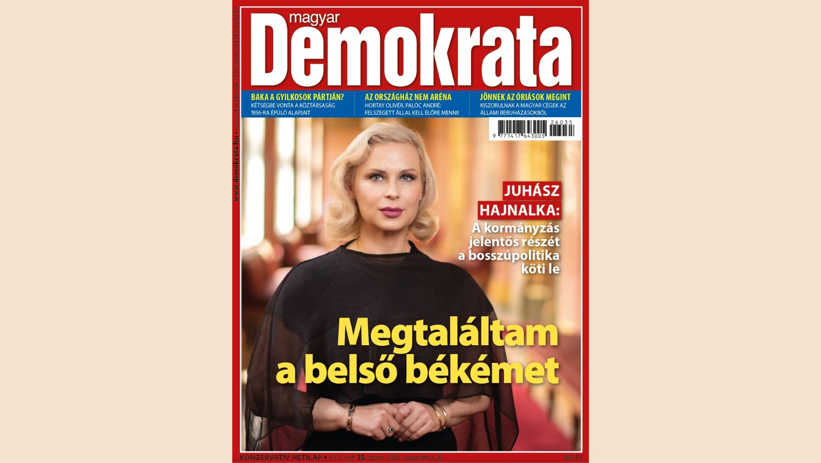 „Megtaláltam a belső békémet”