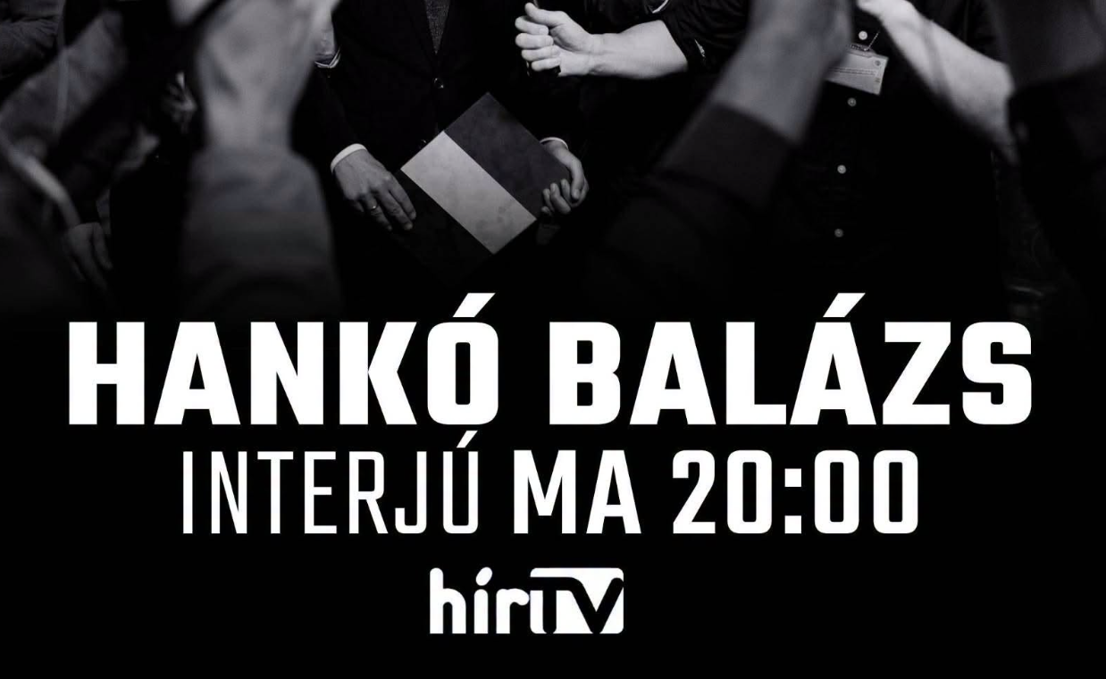 Ma este Hankó Balázs-interjút közvetítenek!