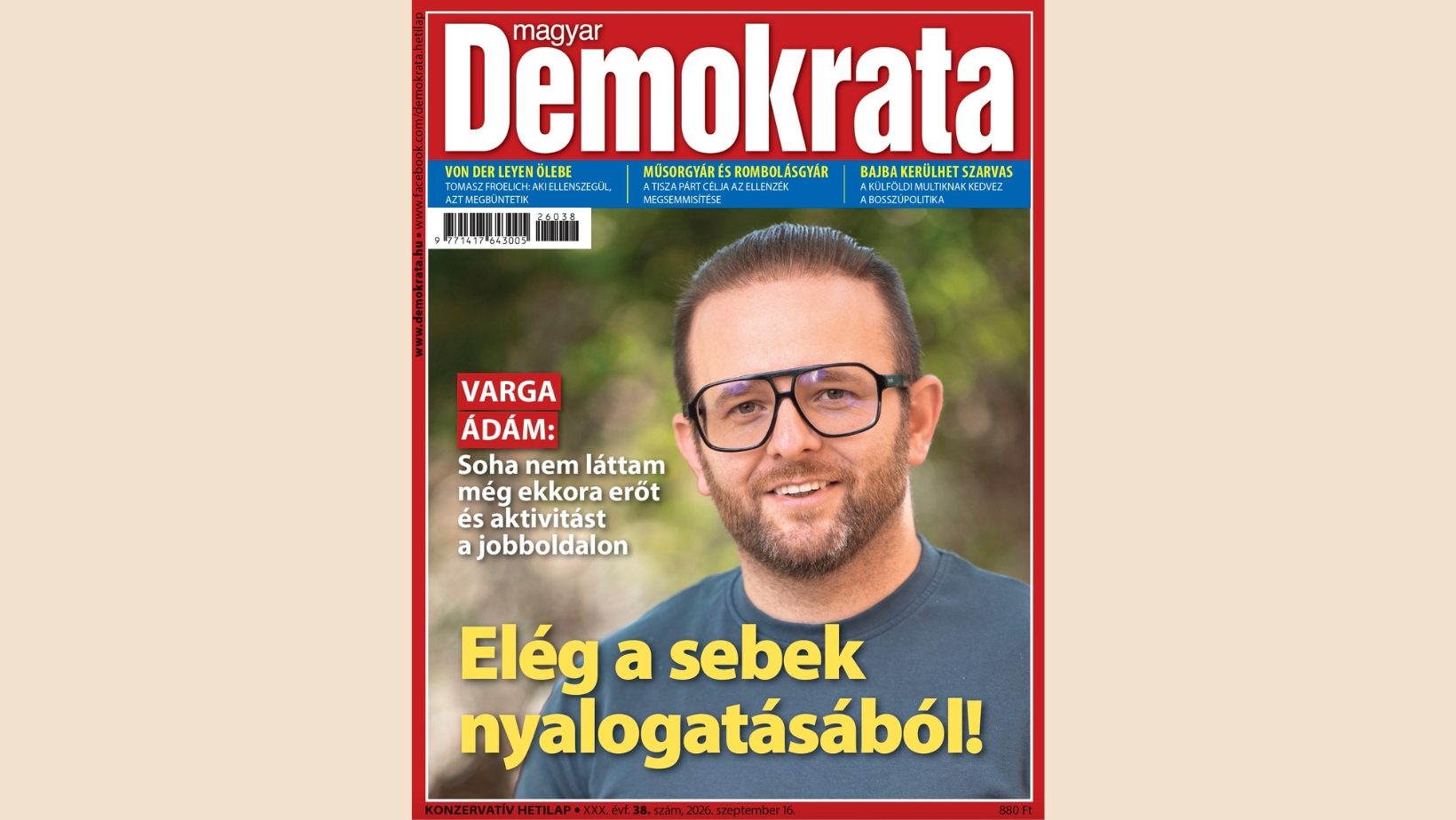 Elég a sebek nyalogatásából!