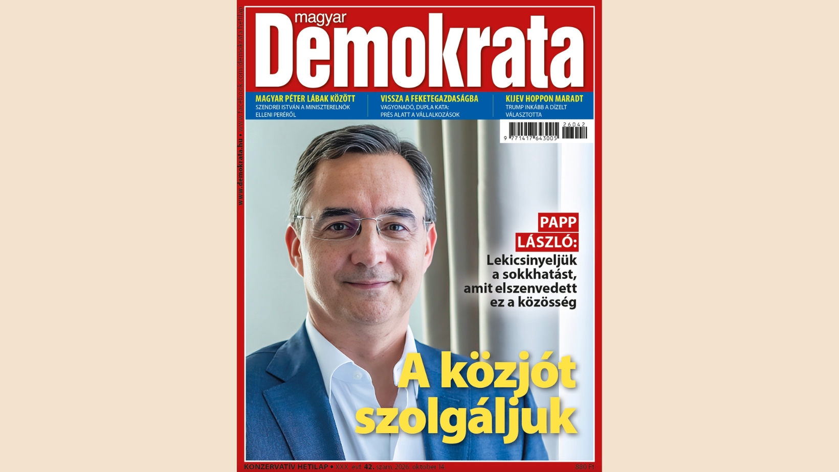 A közjót szolgáljuk